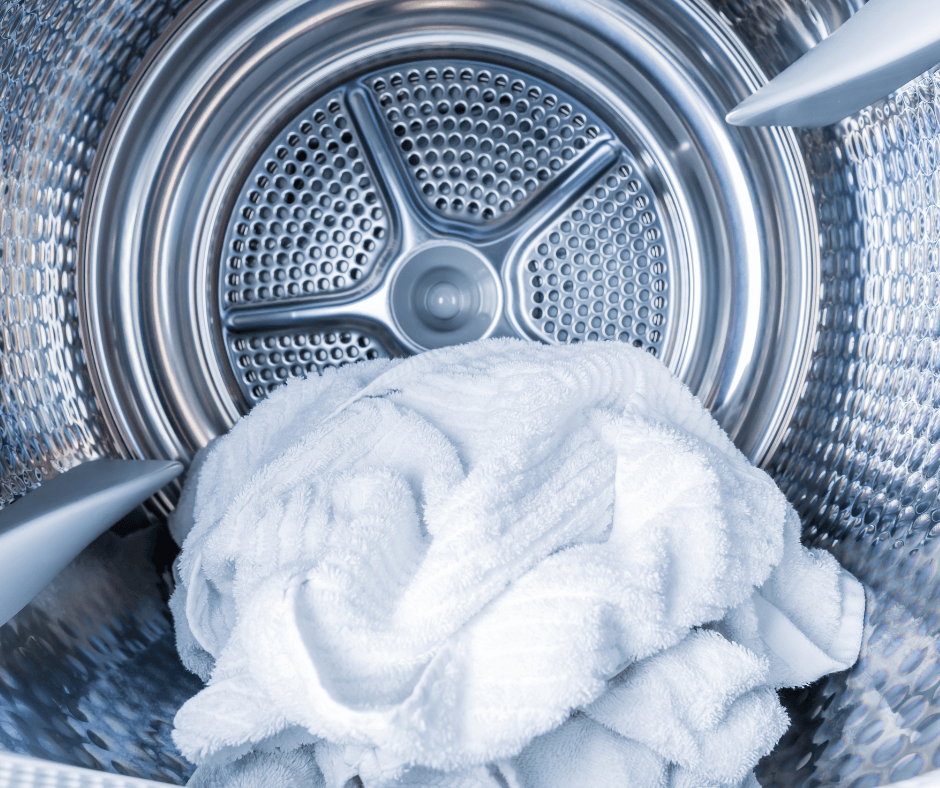 towels in a dryer
