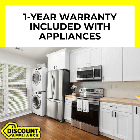 1-Year Parts and Labor Warranty Included on All Appliances