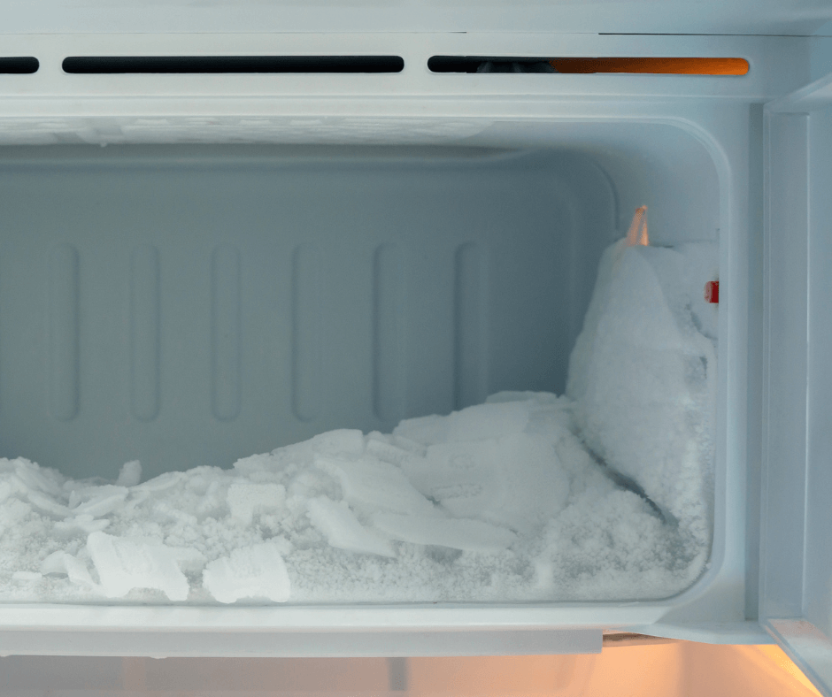Freezer not working with frost build up